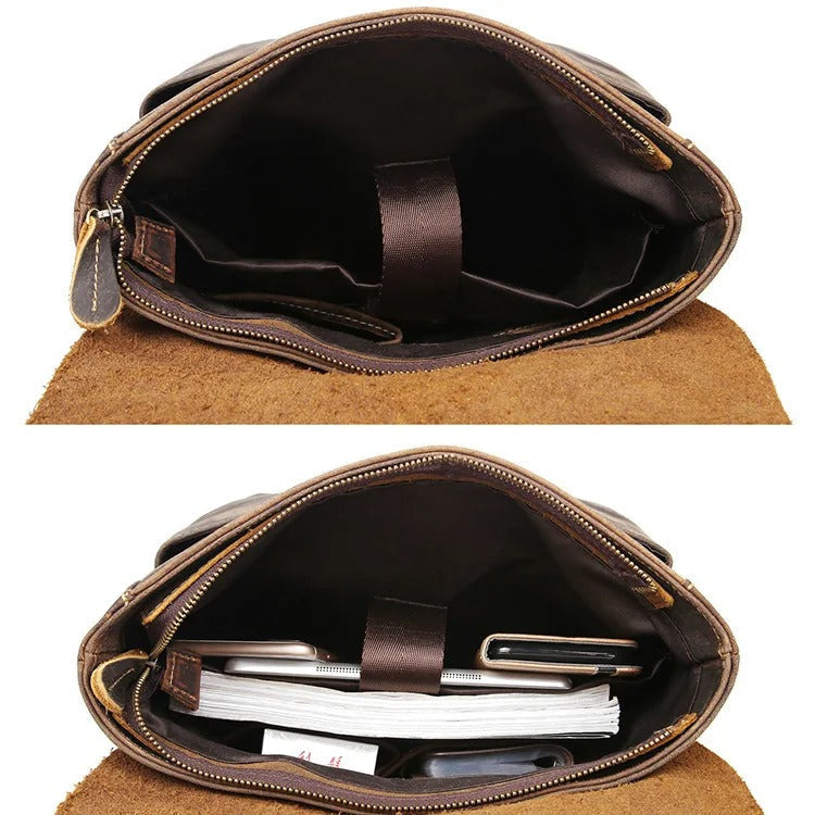 Sac à dos en cuir pour homme