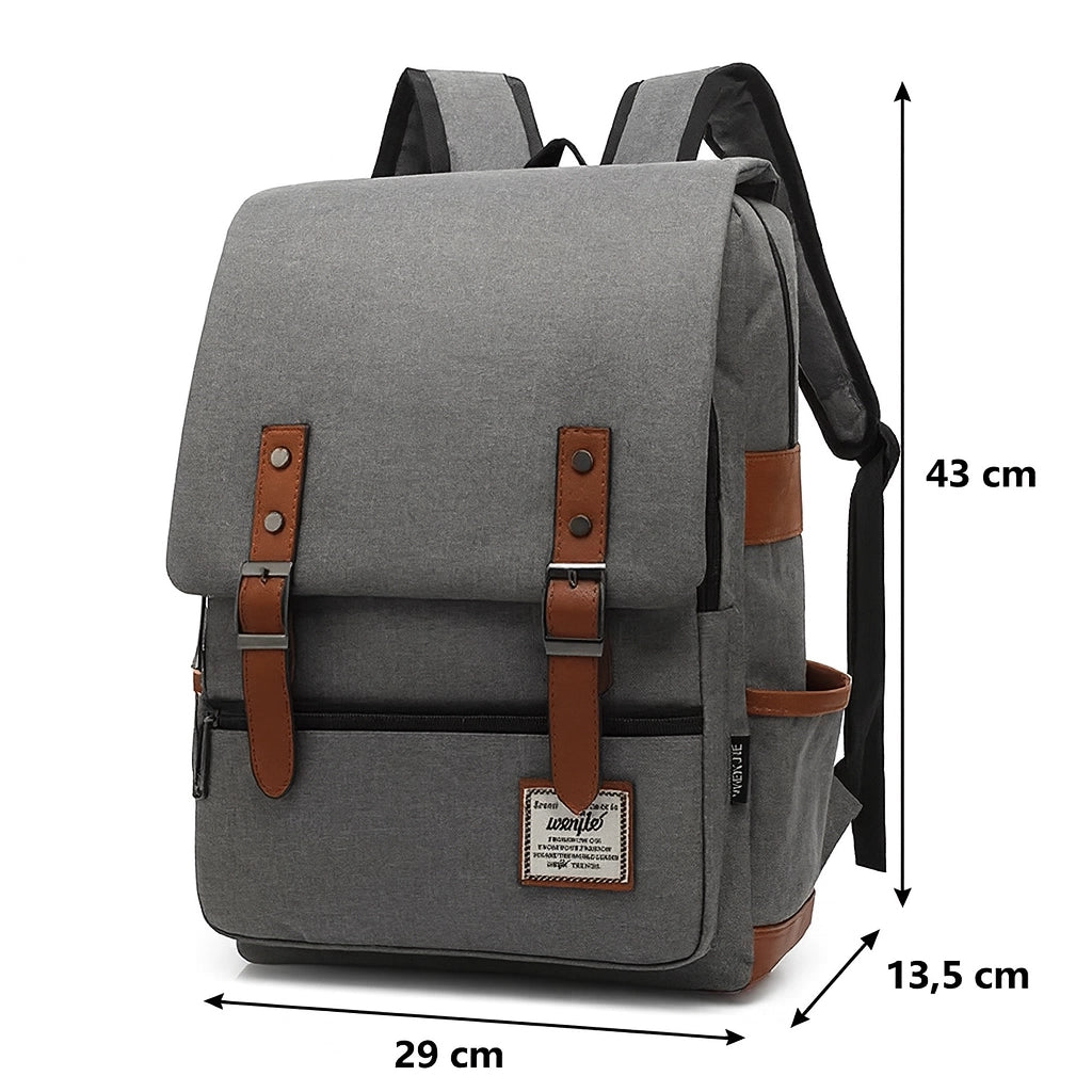 Sac à dos en tissu vintage