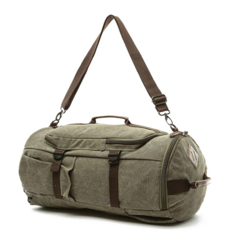 sac a dos en toile kaki 