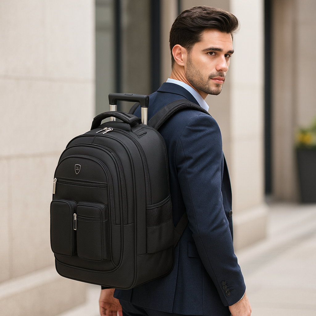 Sac à dos et roulette