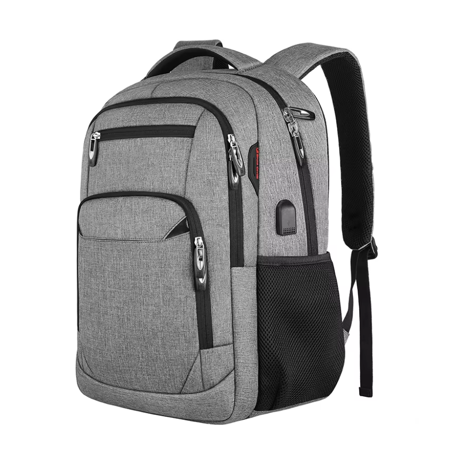 Sac à dos multipoche gris