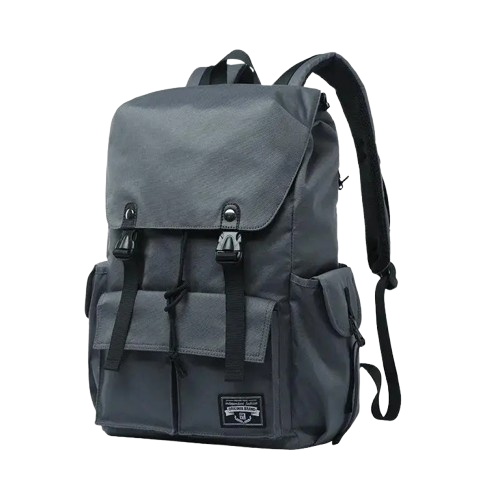 Sac à dos multipoches gris