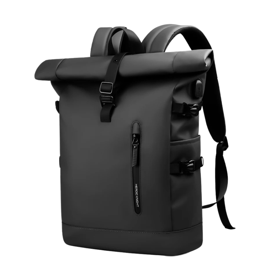 Sac à dos roll top noir