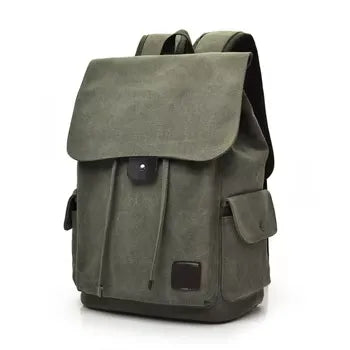 sac a dos toile vert 