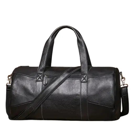 Sac cuir de voyage homme noir