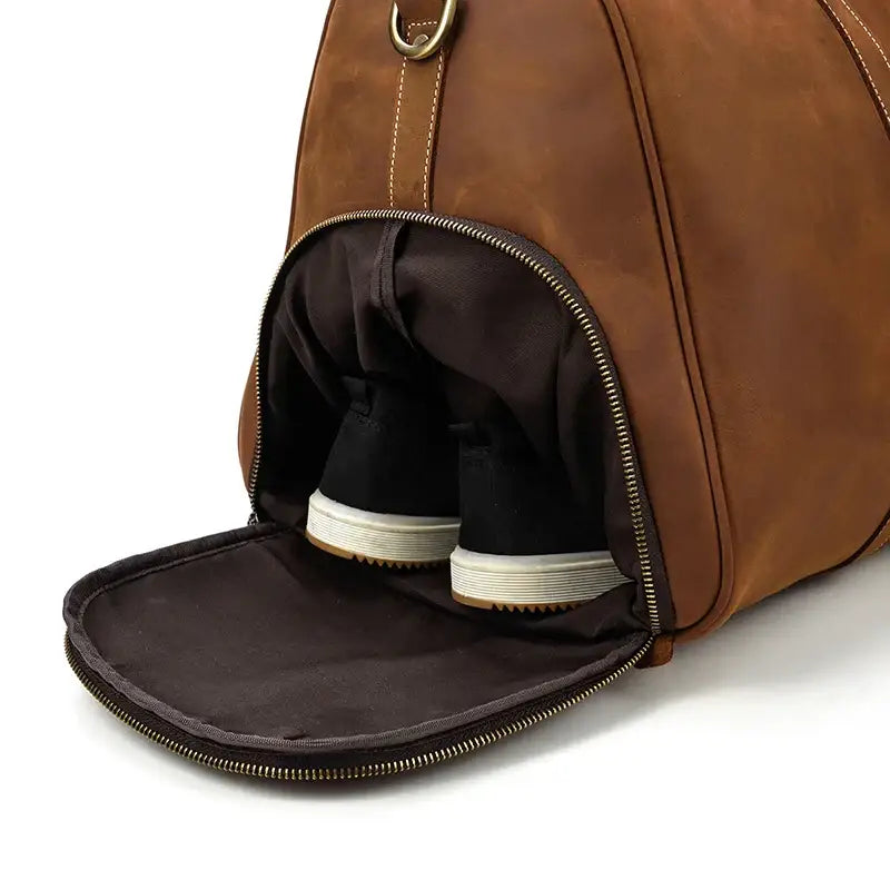 Sac de voyage en cuir homme