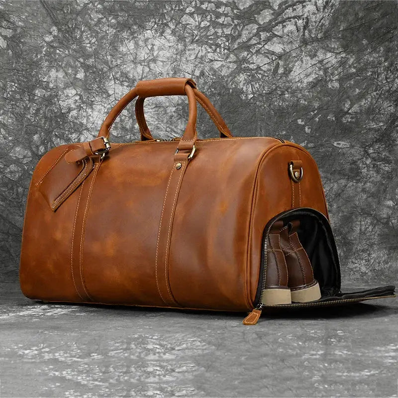 Sac de voyage en cuir homme