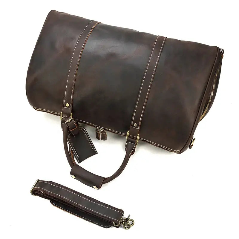 Sac de voyage en cuir homme