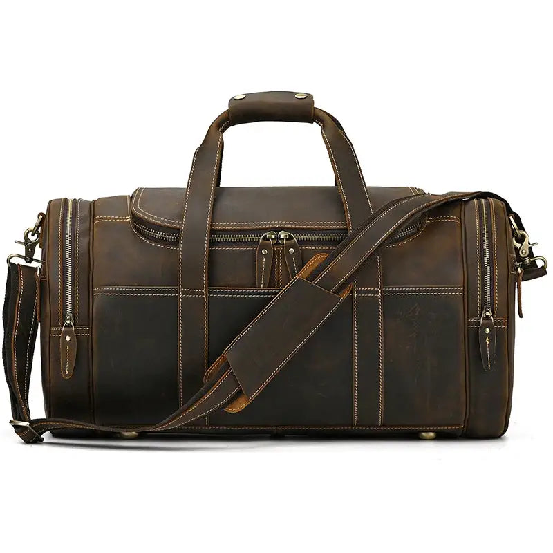 Sac de voyage en cuir pour homme