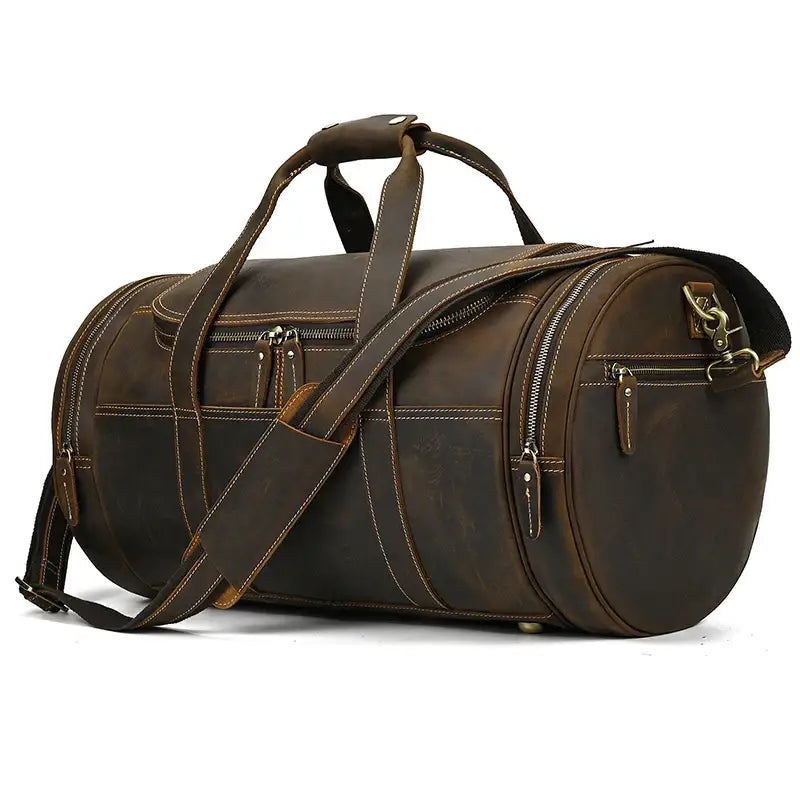 Sac de voyage en cuir pour homme