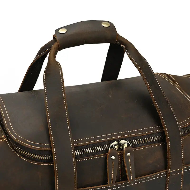 Sac de voyage en cuir pour homme