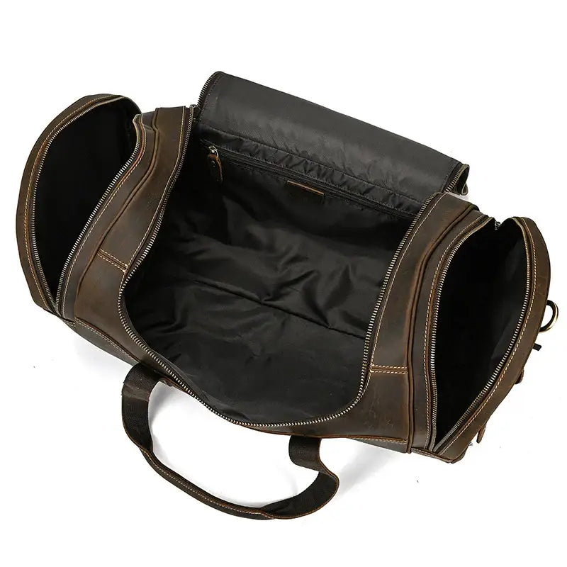 Sac de voyage en cuir pour homme