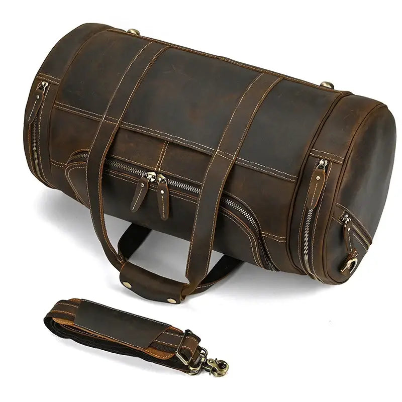 Sac de voyage en cuir pour homme