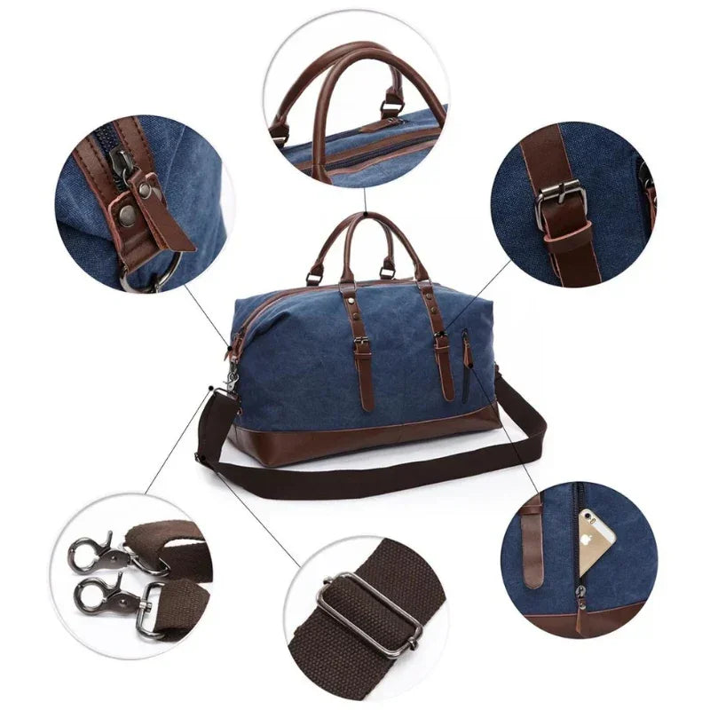 Sac de voyage en toile