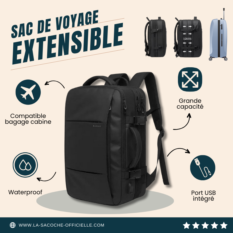 Sac à Dos Cabine Extensible