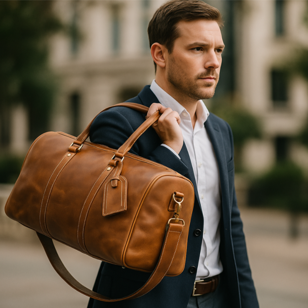 Sac de Voyage Homme en Cuir