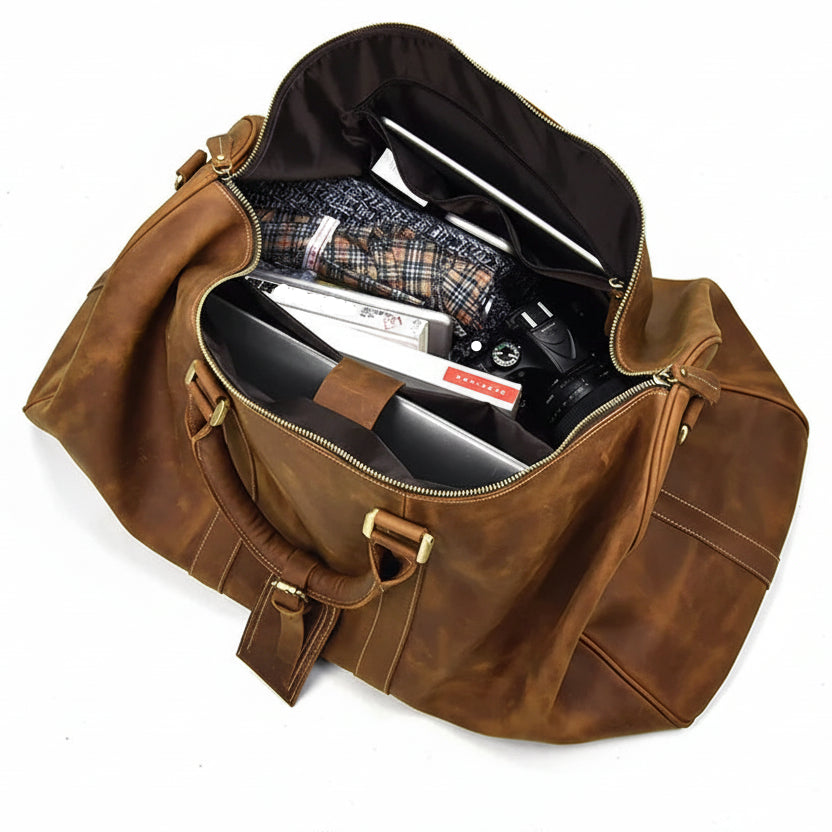 Sac en cuir de voyage pour homme