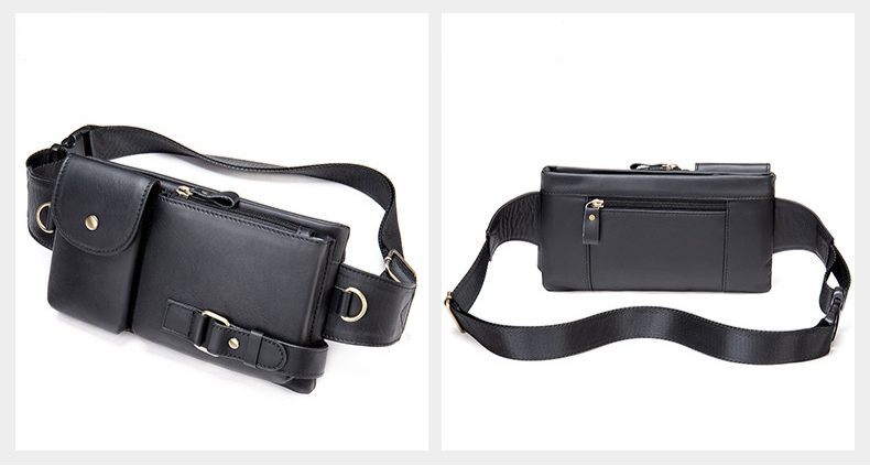 Sacoche banane cuir pour homme