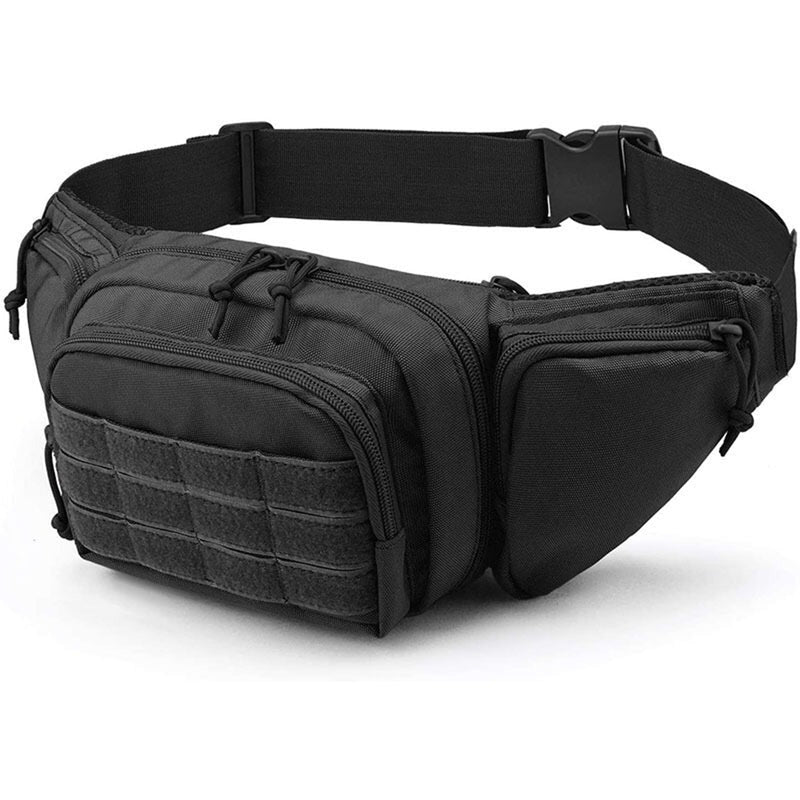 Sacoche banane homme tactique noir