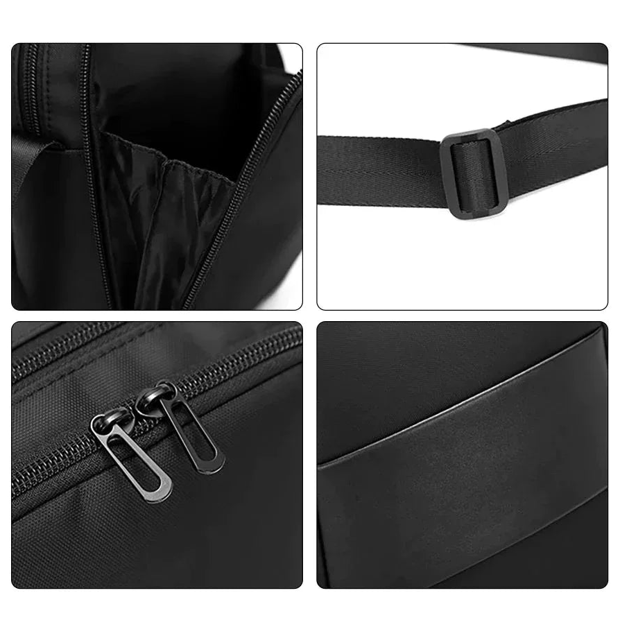 Sacoche bandoulière noir homme