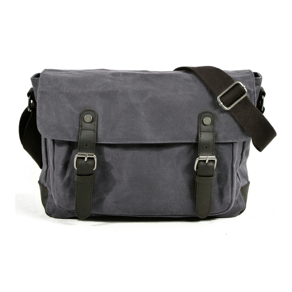 Sacoche besace homme gris
