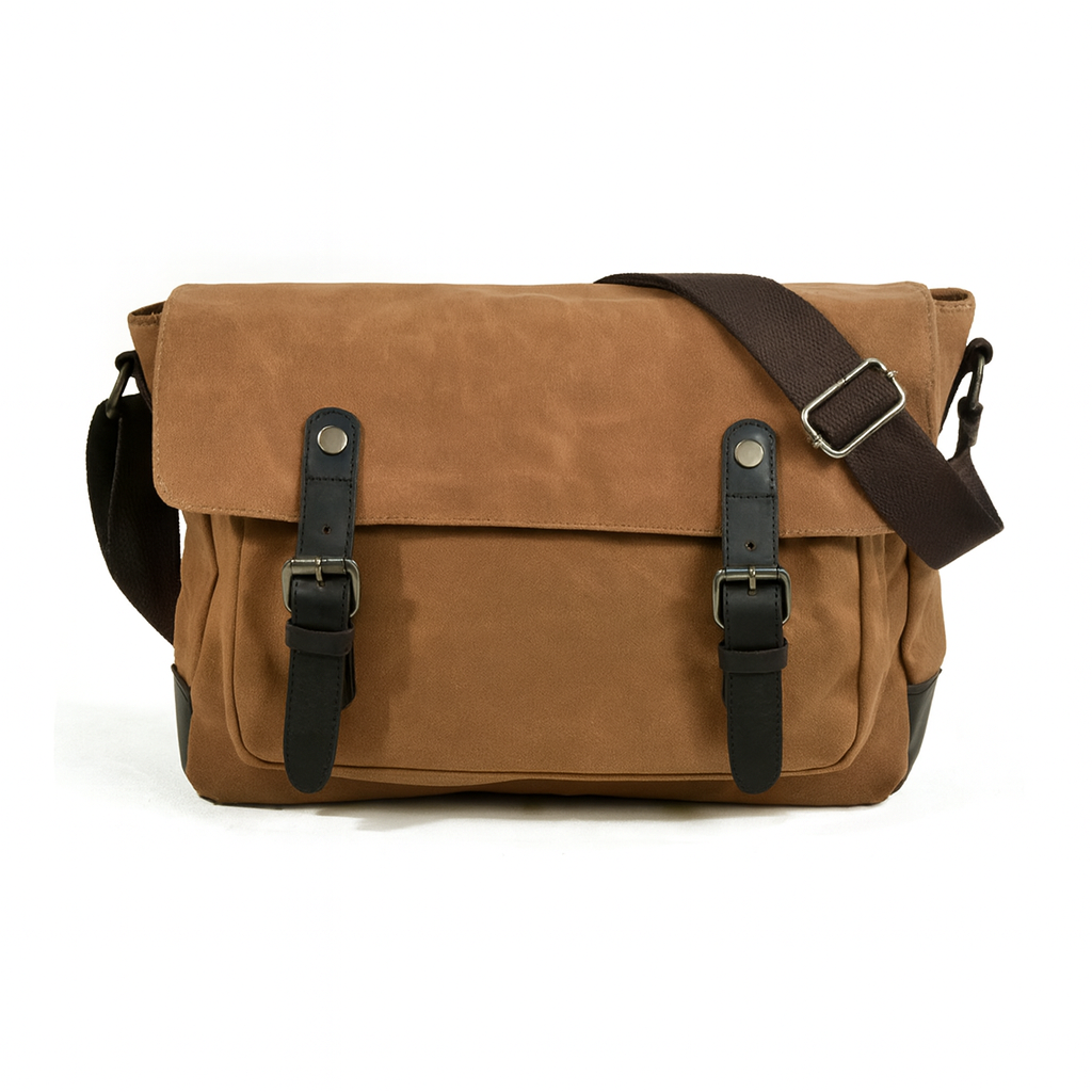 Sacoche besace homme orange