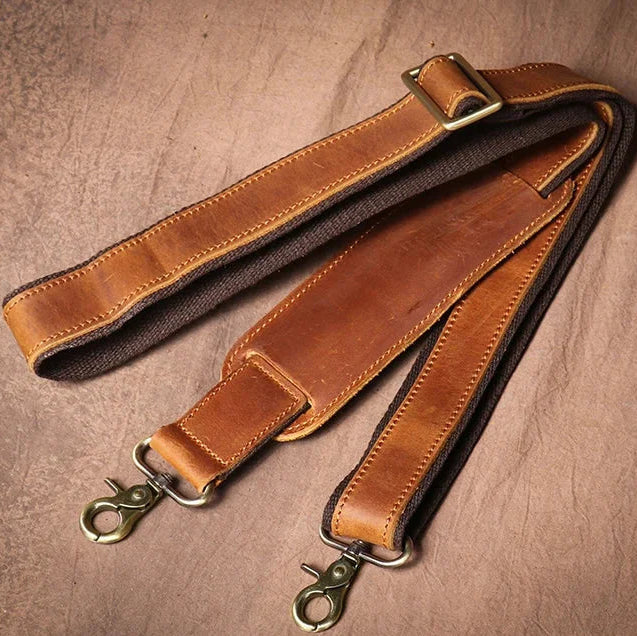 Sacoche cartable homme en cuir