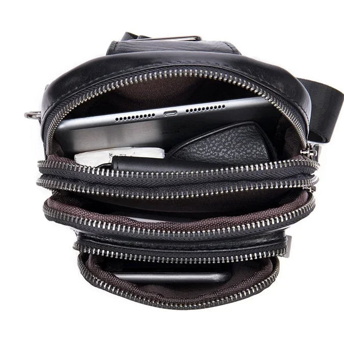 Sacoche cuir bandoulière homme