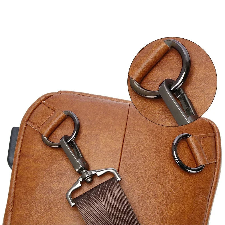 Sacoche cuir homme bandoulière
