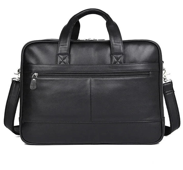 Sacoche cuir homme grand format 17 pouces