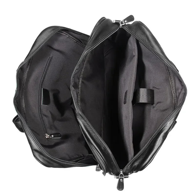 Sacoche cuir homme grand format 17 pouces