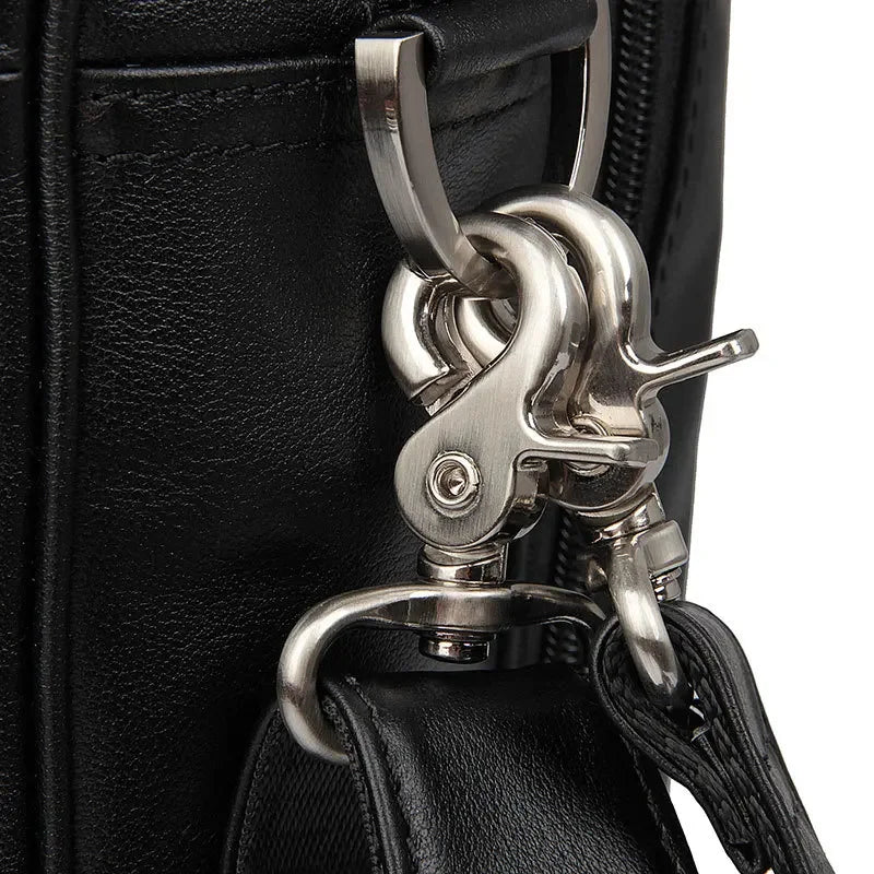 Sacoche cuir homme grand format 17 pouces