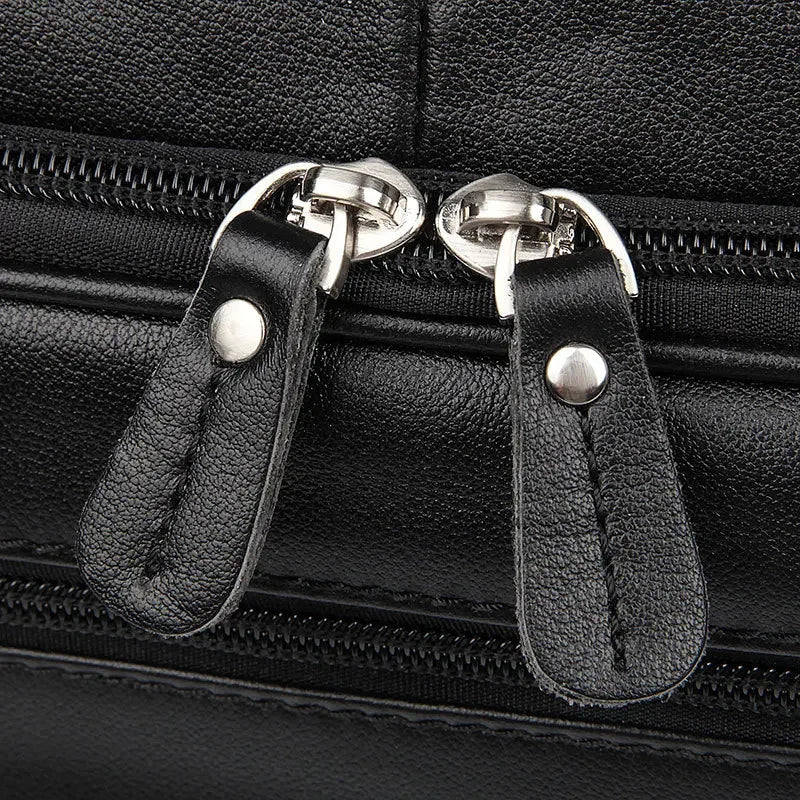 Sacoche cuir homme grand format 17 pouces