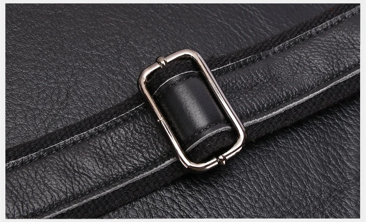 Sacoche cuir noir homme