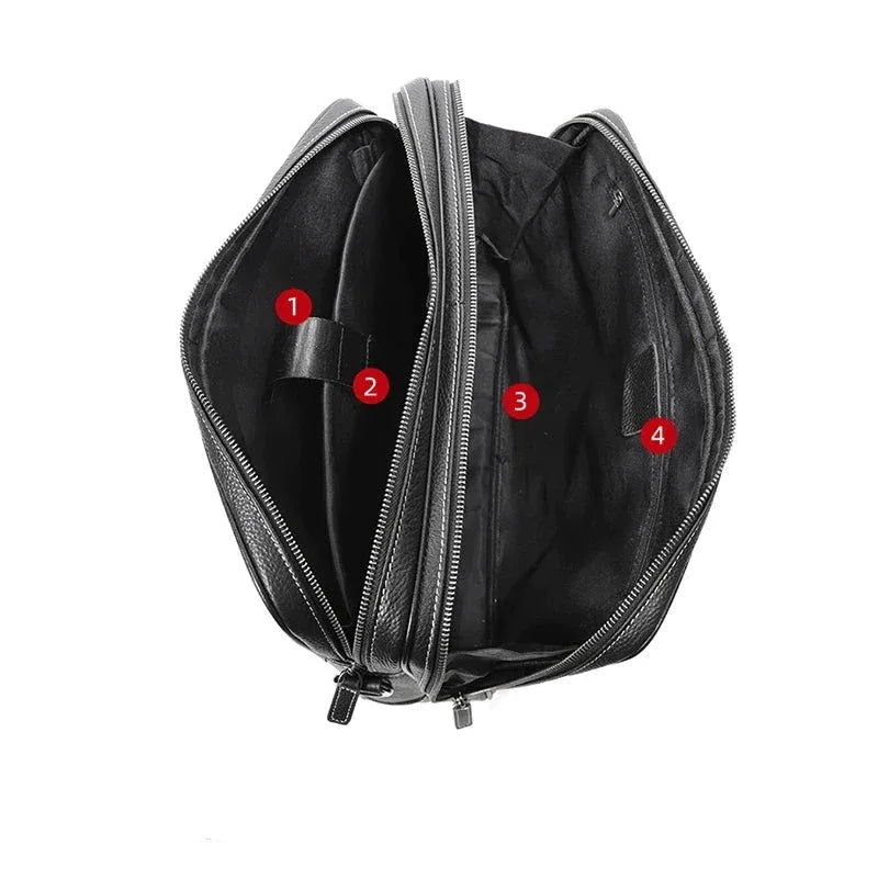 Sacoche cuir ordinateur homme