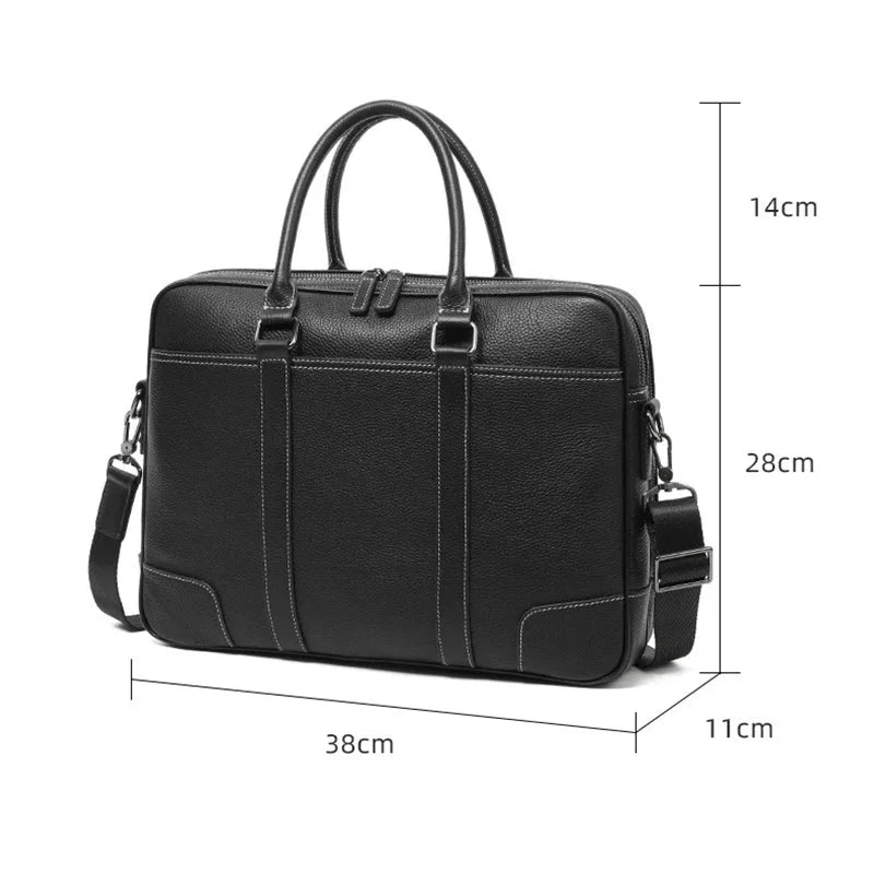 Sacoche cuir ordinateur homme