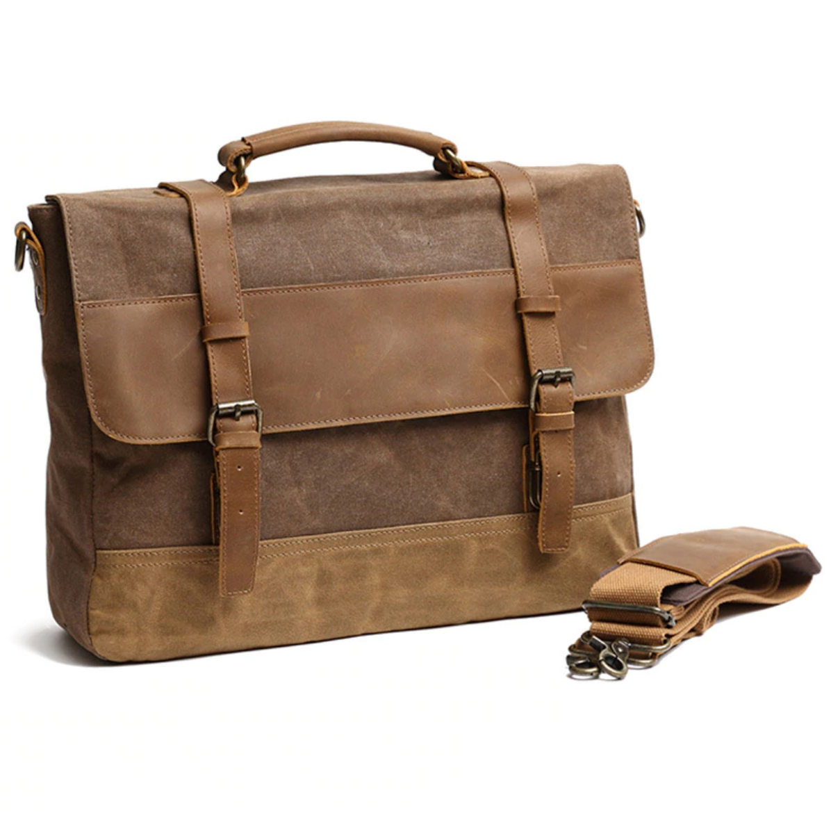 Sacoche cuir vintage homme