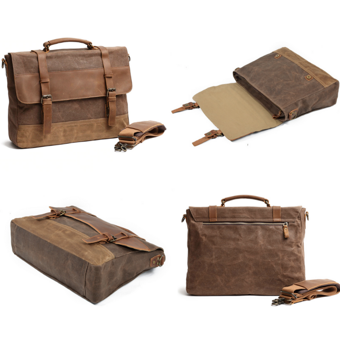 Sacoche cuir vintage homme