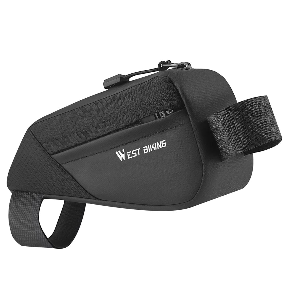 Petite Sacoche De Cadre Vélo Lezyne, Couleur Grise, Occasion état Correct