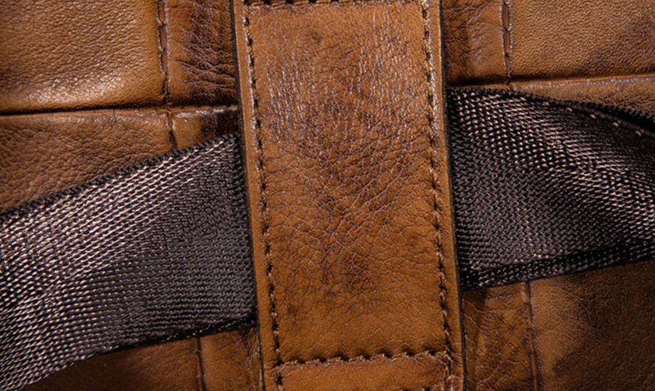 Sacoche de jambe cuir homme