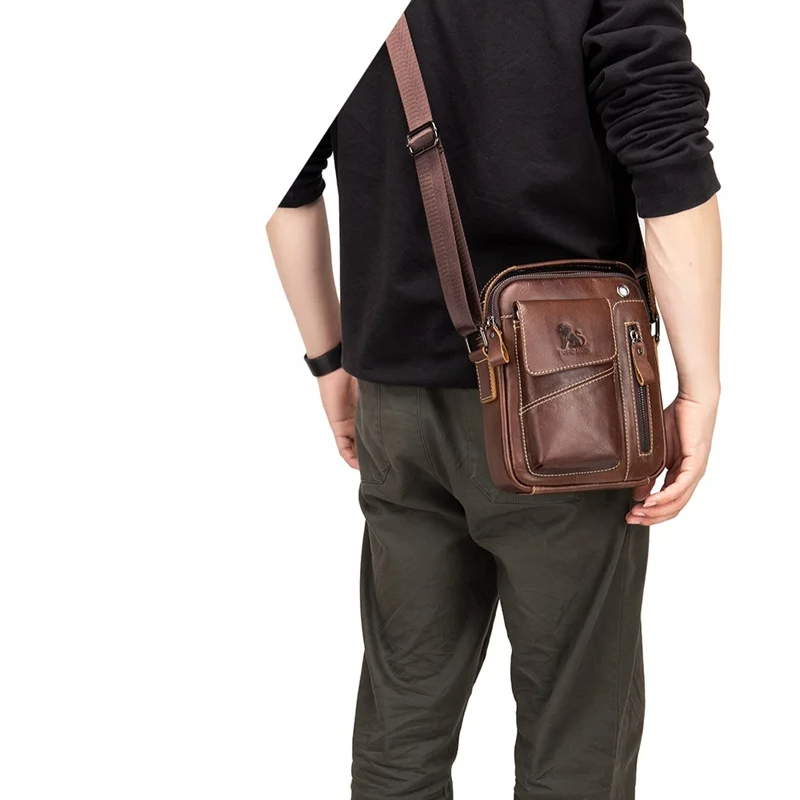 Sacoche homme bandoulière cuir
