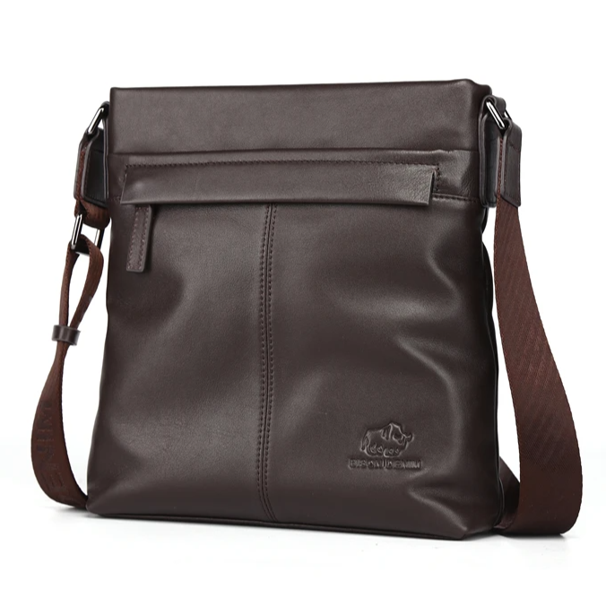 Sacoche homme cuir souple