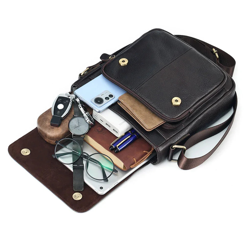 Sacoche homme en cuir