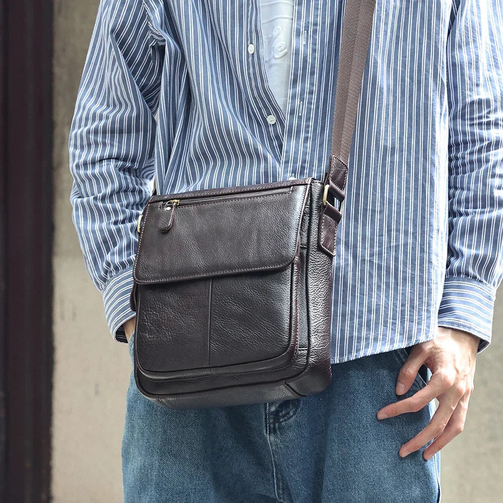 Sacoche homme en cuir