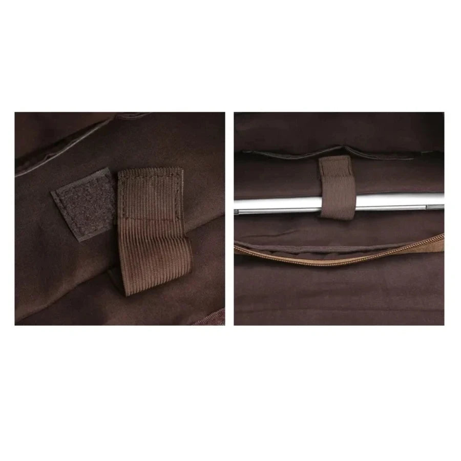 Sacoche homme en toile avec rabat