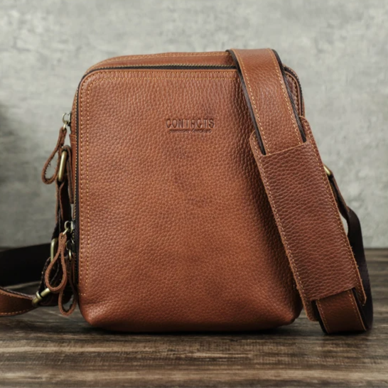 Sacoche homme vintage