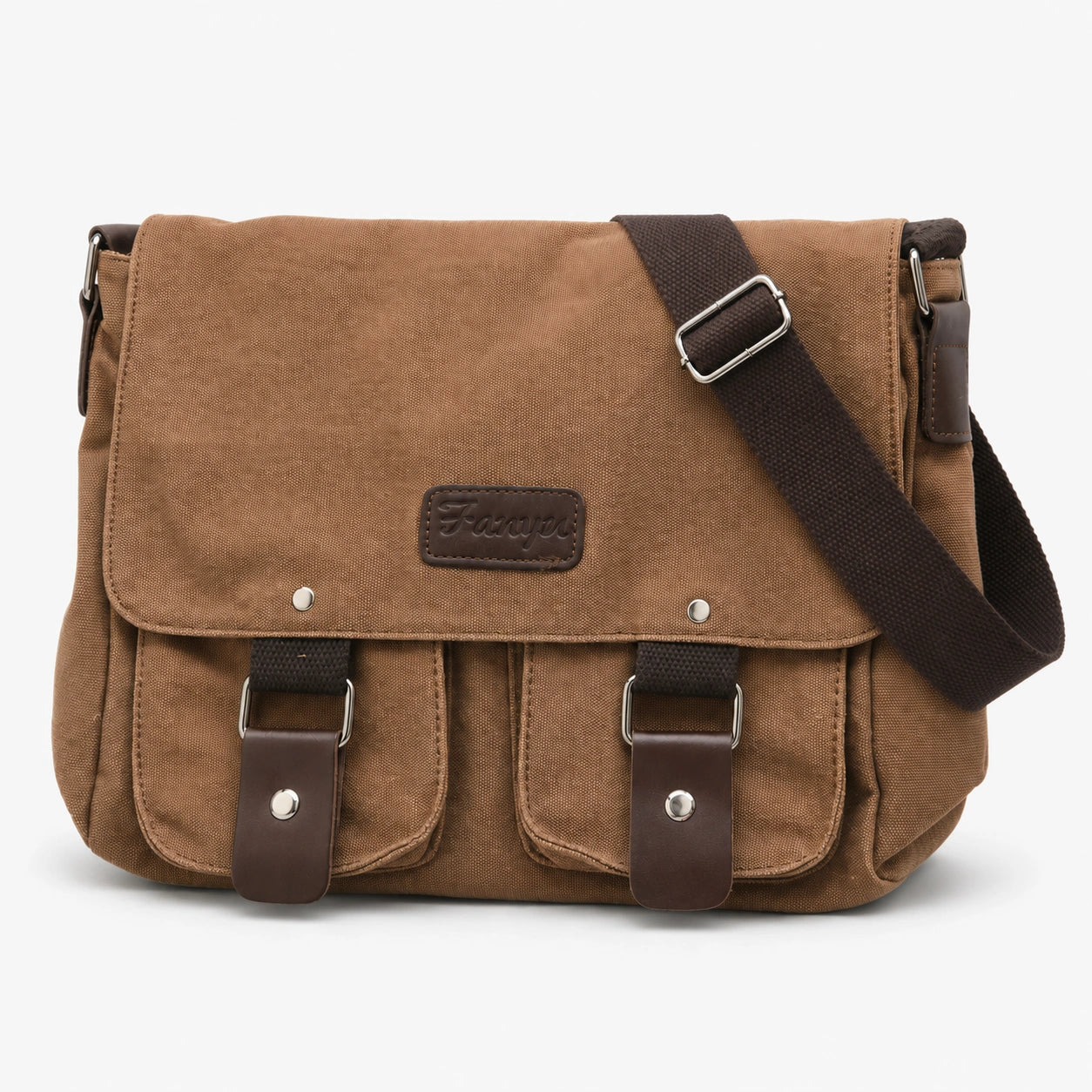 Sacoche messager homme camel