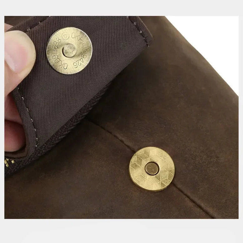 Sacoche poitrine cuir homme bandoulière