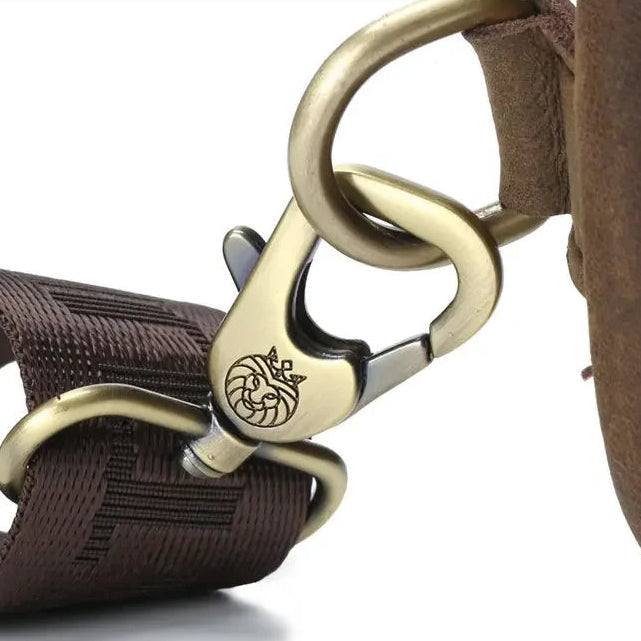 Sacoche poitrine cuir homme bandoulière