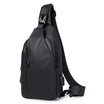 Sacoche poitrine homme luxe noir